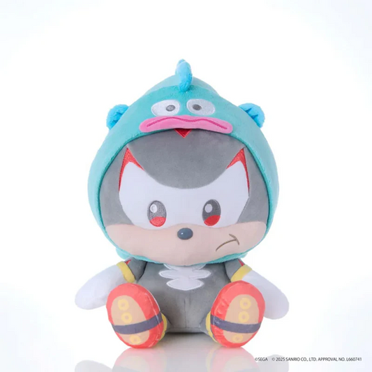Sonic Friends × Sanrio Shadow Hangyodon Characters Plush M SEGA JAPAN 12in