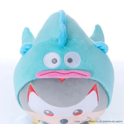 Sonic Friends × Sanrio Shadow Hangyodon Characters Plush M SEGA JAPAN 12in