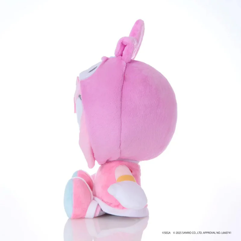 Sonic Friends × Sanrio Amy My Melody Characters Plush M SEGA JAPAN 12in