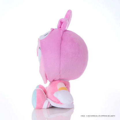 Sonic Friends × Sanrio Amy My Melody Characters Plush M SEGA JAPAN 12in