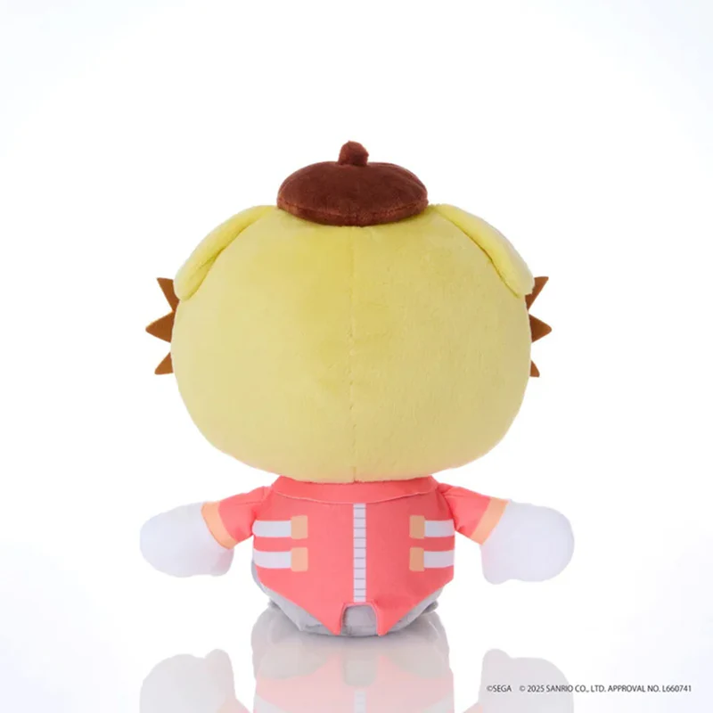 Sonic Friends × Sanrio Dr. Eggman Pompompurin Characters Plush M SEGA JAPAN 12in