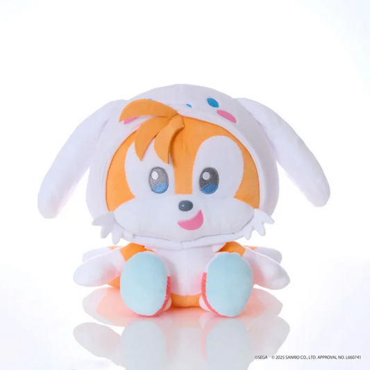 Sonic Friends × Sanrio Tails Cinnamoroll Characters Plush M SEGA JAPAN 12in