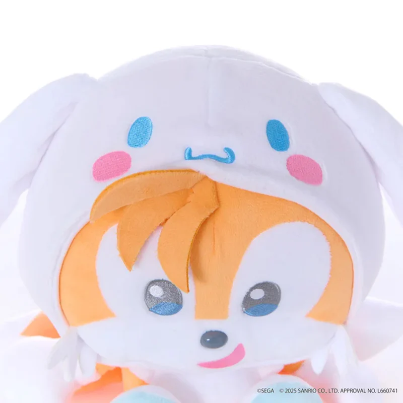Sonic Friends × Sanrio Tails Cinnamoroll Characters Plush M SEGA JAPAN 12in