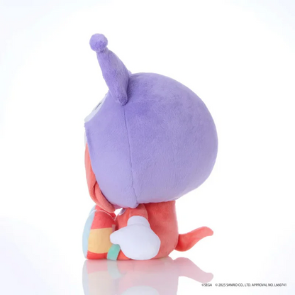 Sonic Friends × Sanrio Knuckles Kuromi Characters Plush M SEGA JAPAN 12in