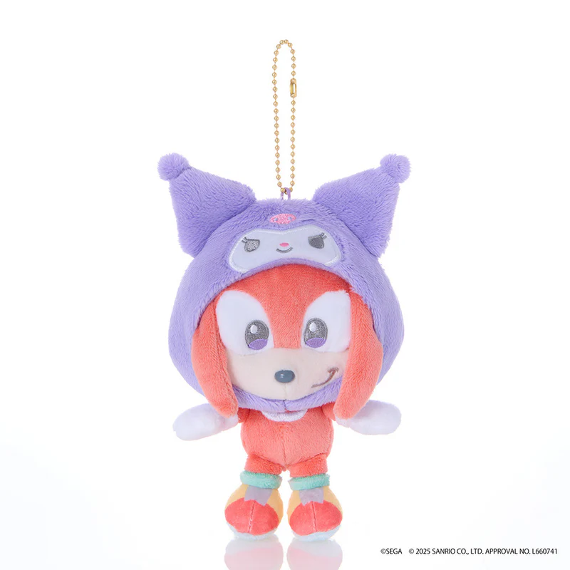 Set of 6 SONIC & FRIENDS Sanrio Characters Plush Mascot Charm SEGA 2026