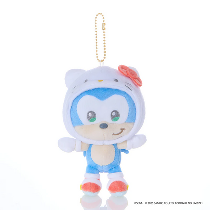 Set of 6 SONIC & FRIENDS Sanrio Characters Plush Mascot Charm SEGA 2026