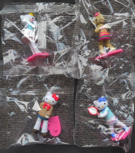 Hello Kitty Style-Up Figure Collection Complete Set of 4 Takara Tomy Gacha