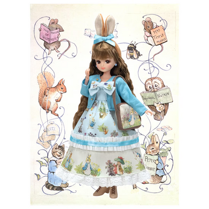 PSL Photogenic Licca chan Peter Rabbit Style Dress-Up Doll Flexible Body NEW