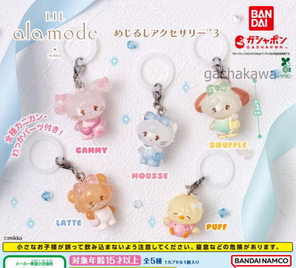PSL mikko characters Lil ala mode Sign Accessory 3 Complete set 5 Capsule toy Gacha NEW