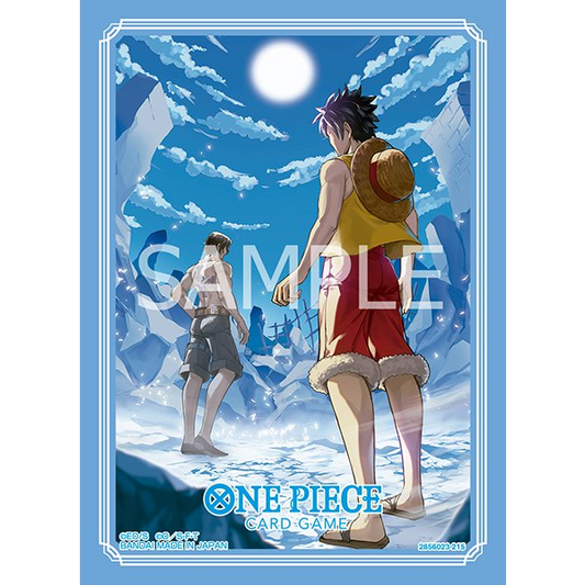One Piece Official Card Sleeves Luffy & Ace 70 Sleevs Vol.15