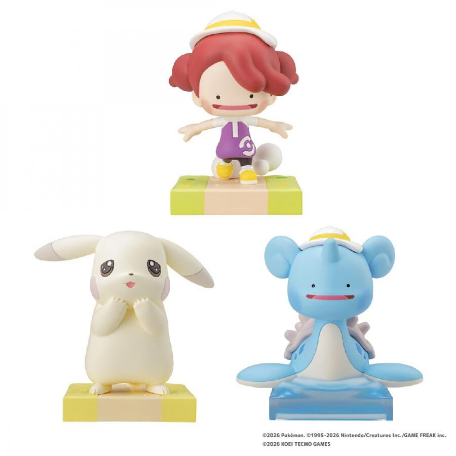 PSL Pokémon Pokopia Nonbiri Doll Figure Pikachu Light Color Set of 3