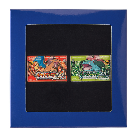 Pokemon Center Release Year Package Pin Set: FireRed & LeafGreen, GBA Box Art