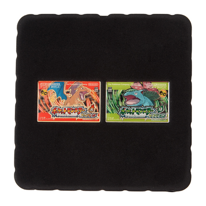 Pokemon Center Release Year Package Pin Set: FireRed & LeafGreen, GBA Box Art