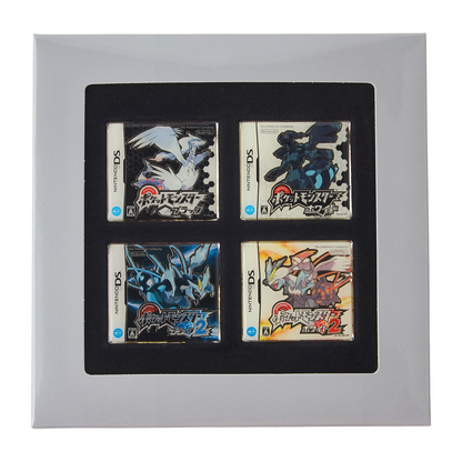 Pokemon Center Release Year Package Pin Set: Black / White / B2 / W2 (4 Badges)