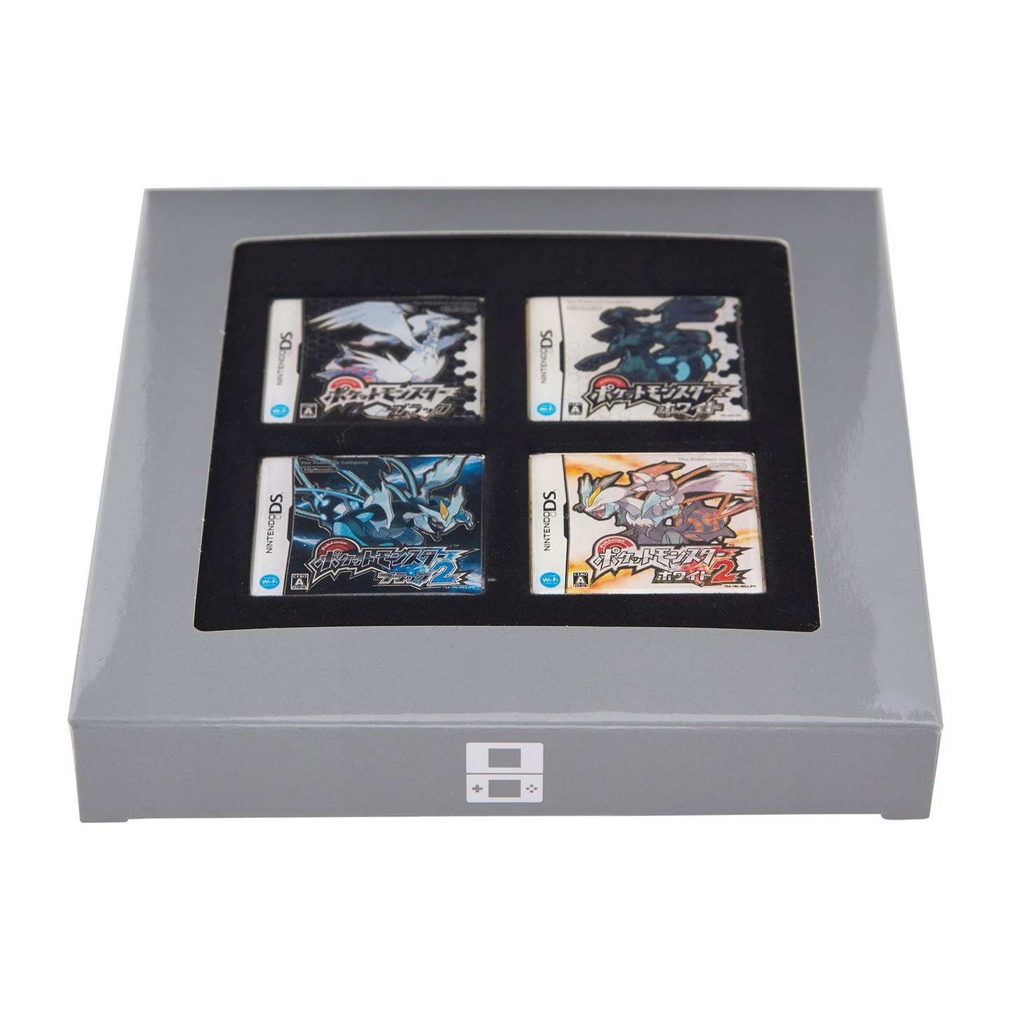 Pokemon Center Release Year Package Pin Set: Black / White / B2 / W2 (4 Badges)