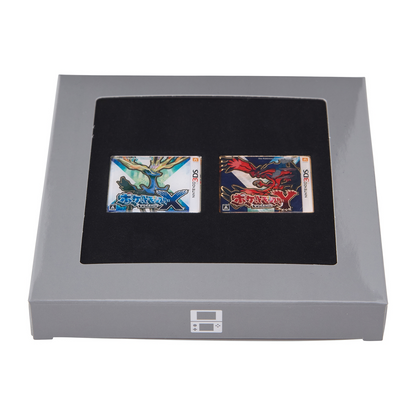 Pokemon Center Release Year Package Pin Set Pokémon X・Y, Glitter Border, 1.3"W