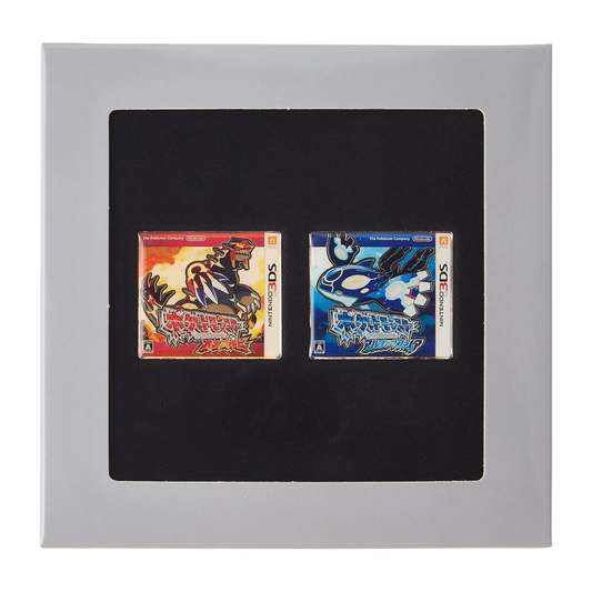 Pokemon Center Release Year Package 2‑Pin Set: Omega Ruby & Alpha Sapphire, 3DS