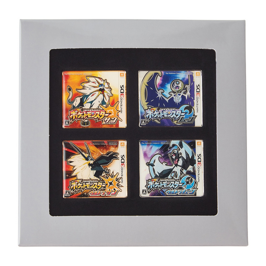 Pokemon Center Release Year Package Pin Set: Sun / Moon / US / UM,Sparkly Border
