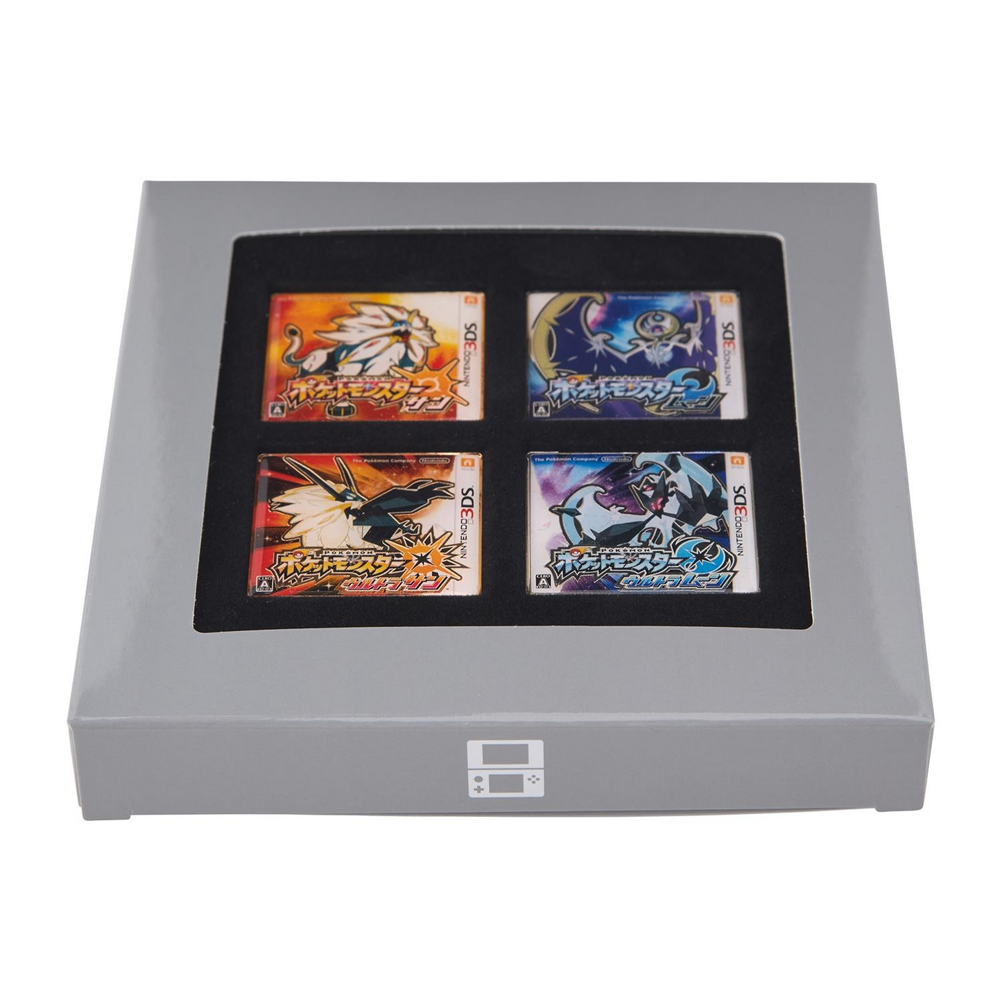 Pokemon Center Release Year Package Pin Set: Sun / Moon / US / UM,Sparkly Border