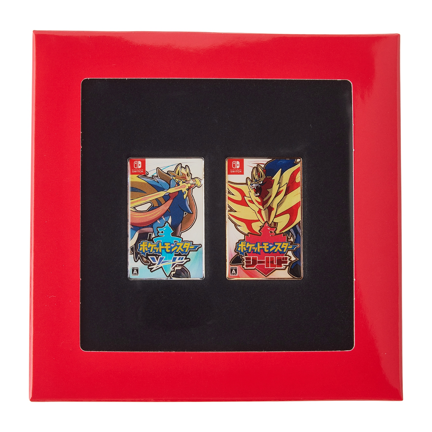 Pokemon Center Release Year Package Pin Set: Sword and Shield