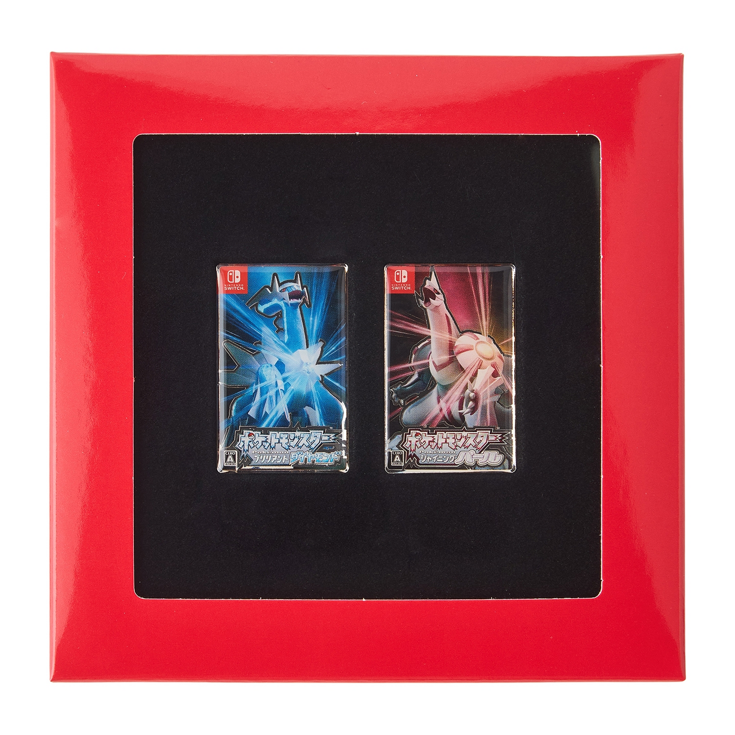 Pokemon Center Release Year Package Pin Set: Brilliant Diamond and Shining Pearl