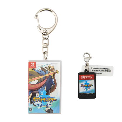 Pokemon Nintendo Switch Game Package & Card Keychain Collection Japan Random BOX