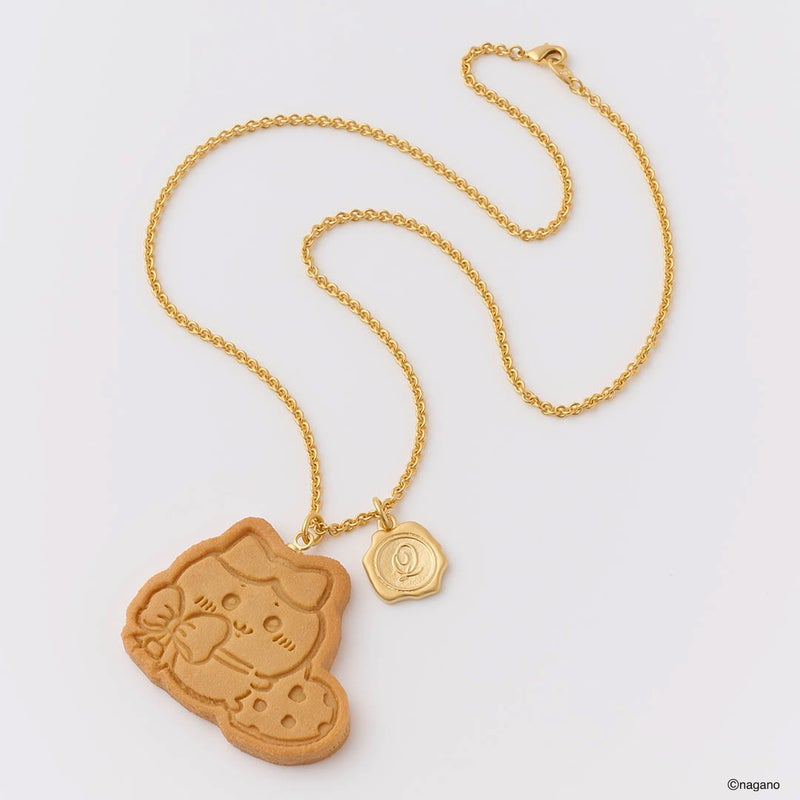 PSL Qpot Chiikawa Hachiware Necklace Milk Cookie JAPAN limited