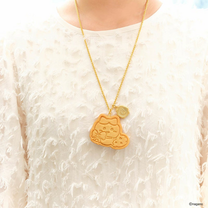 PSL Qpot Chiikawa Hachiware Necklace Milk Cookie JAPAN limited