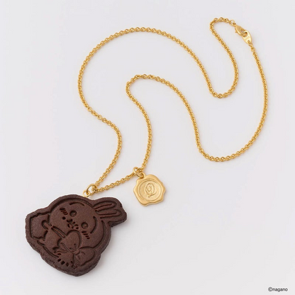 PSL Qpot Chiikawa Usagi Necklace Milk Cookie JAPAN limited