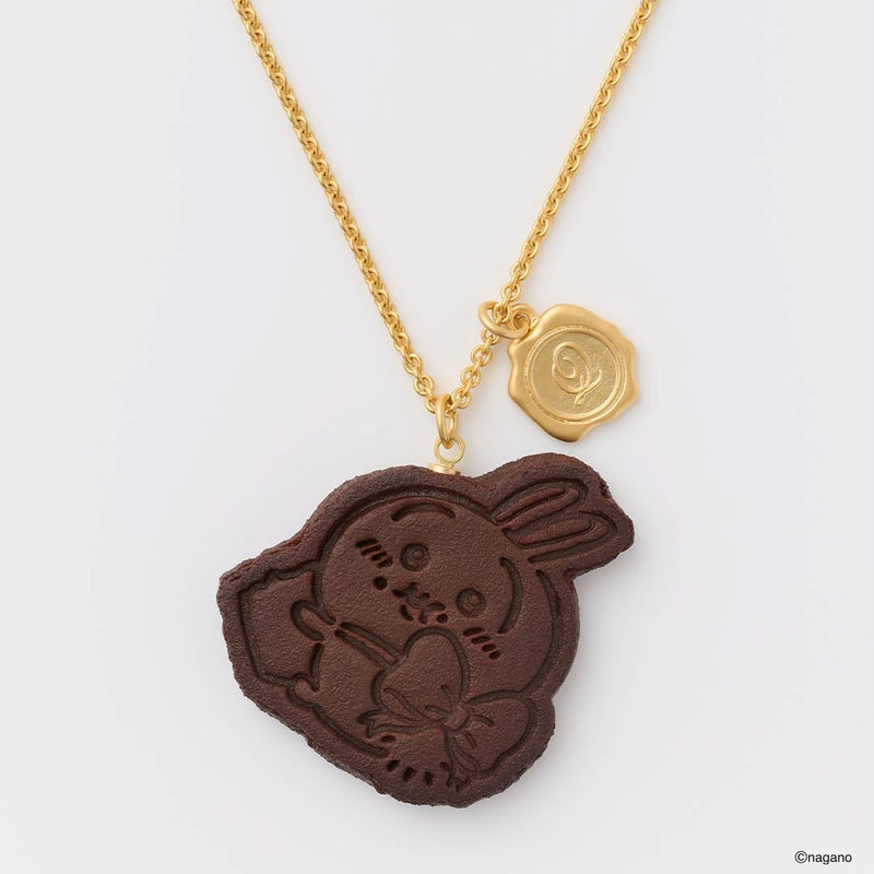 PSL Qpot Chiikawa Usagi Necklace Milk Cookie JAPAN limited