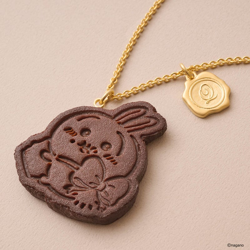 PSL Qpot Chiikawa Usagi Necklace Milk Cookie JAPAN limited