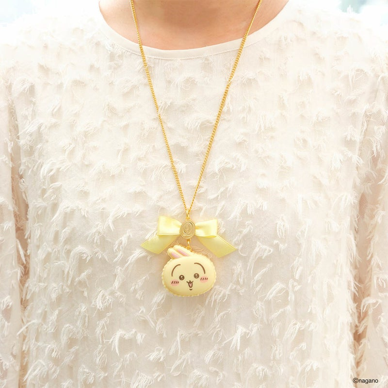 PSL Q-pot. Chiikawa Usagi Necklace Macaron JAPAN Limited