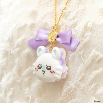 PSL Q-pot. Chiikawa Momonga Necklace Macaron JAPAN Limited