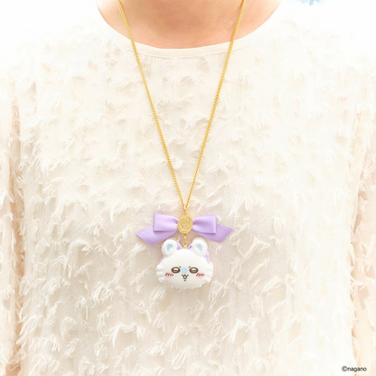 PSL Q-pot. Chiikawa Momonga Necklace Macaron JAPAN Limited
