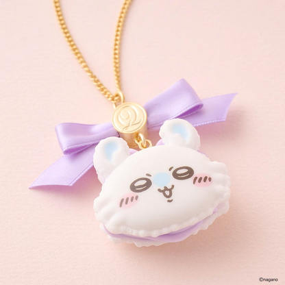 PSL Q-pot. Chiikawa Momonga Necklace Macaron JAPAN Limited