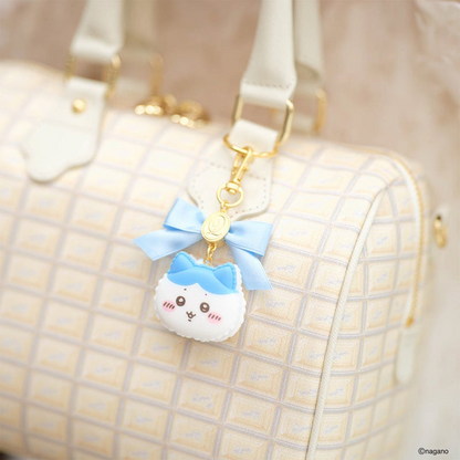PSL Q-pot. Chiikawa Hachiware Bag Charm Keychain Macaron JAPAN Limited