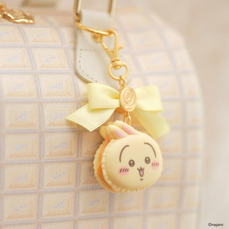 PSL Q-pot. Chiikawa Usagi Bag Charm Keychain Macaron JAPAN Limited