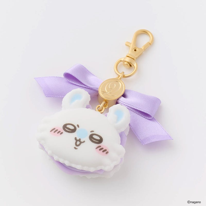 PSL Q-pot. Chiikawa Momonga Bag Charm Keychain Macaron JAPAN Limited