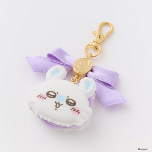 PSL Q-pot. Chiikawa Momonga Bag Charm Keychain Macaron JAPAN Limited