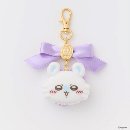 PSL Q-pot. Chiikawa Momonga Bag Charm Keychain Macaron JAPAN Limited