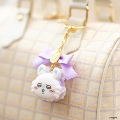 PSL Q-pot. Chiikawa Momonga Bag Charm Keychain Macaron JAPAN Limited