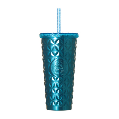 Starbucks Japan Color Your Summer 2026 Stainless Steel Cold Cup Tumbler Blue 591ml
