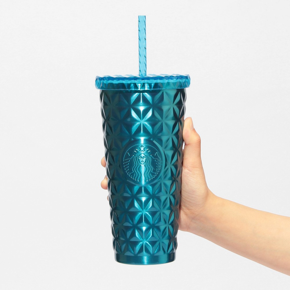 Starbucks Japan Color Your Summer 2026 Stainless Steel Cold Cup Tumbler Blue 591ml