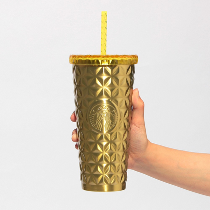 Starbucks Japan Color Your Summer 2026 Stainless Steel Cold Cup Tumbler Yellow 591ml