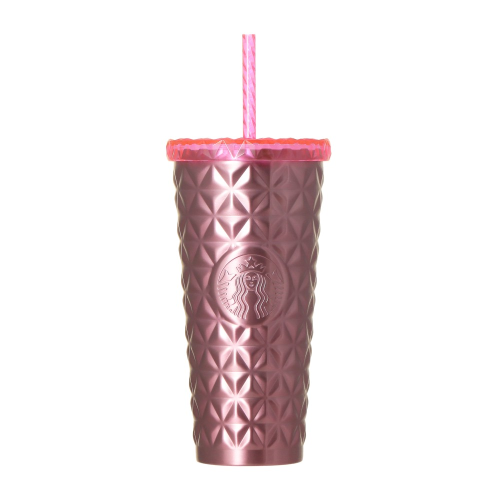 Starbucks Japan Color Your Summer 2026 Stainless Steel Cold Cup Tumbler Pink 591ml