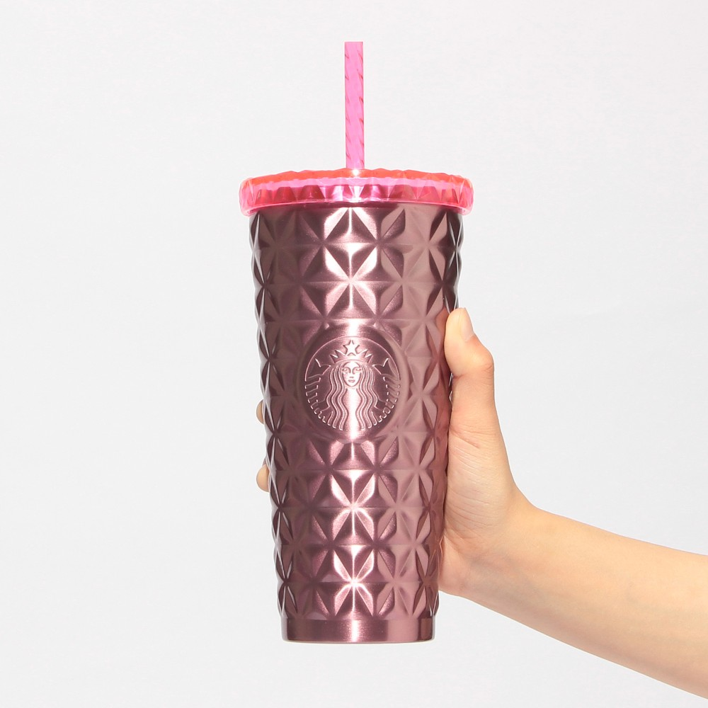 Starbucks Japan Color Your Summer 2026 Stainless Steel Cold Cup Tumbler Pink 591ml