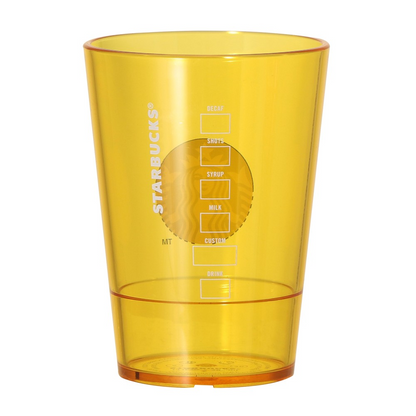 Starbucks Japan Color Your Summer 2026 Logo Cold Cup Yellow 384ml