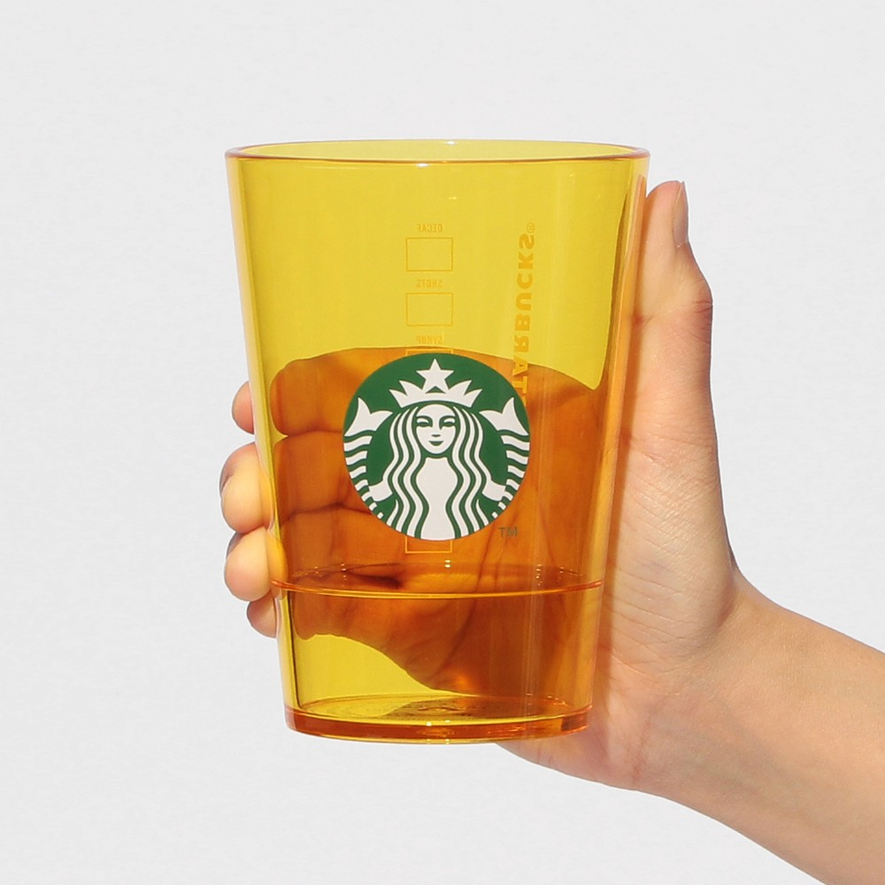 Starbucks Japan Color Your Summer 2026 Logo Cold Cup Yellow 384ml