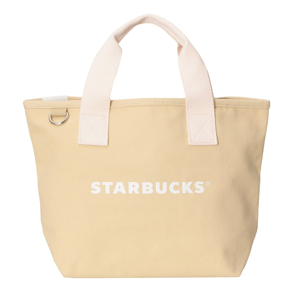 Starbucks Japan Summer 2026 Canvas Tote Bag Beige Ivory Size S