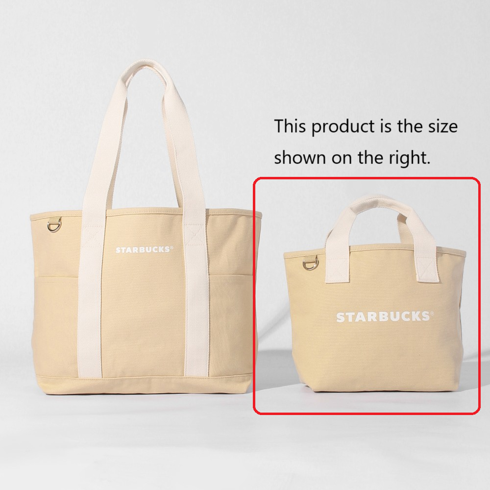 Starbucks Japan Summer 2026 Canvas Tote Bag Gray Size S